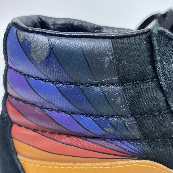 Vans OTW-Men's Sz 5.5/Women's Sz 7 -Black Sunset Burst-Skate Hi-Top Shoe- 721356 - Picture 5 of 15